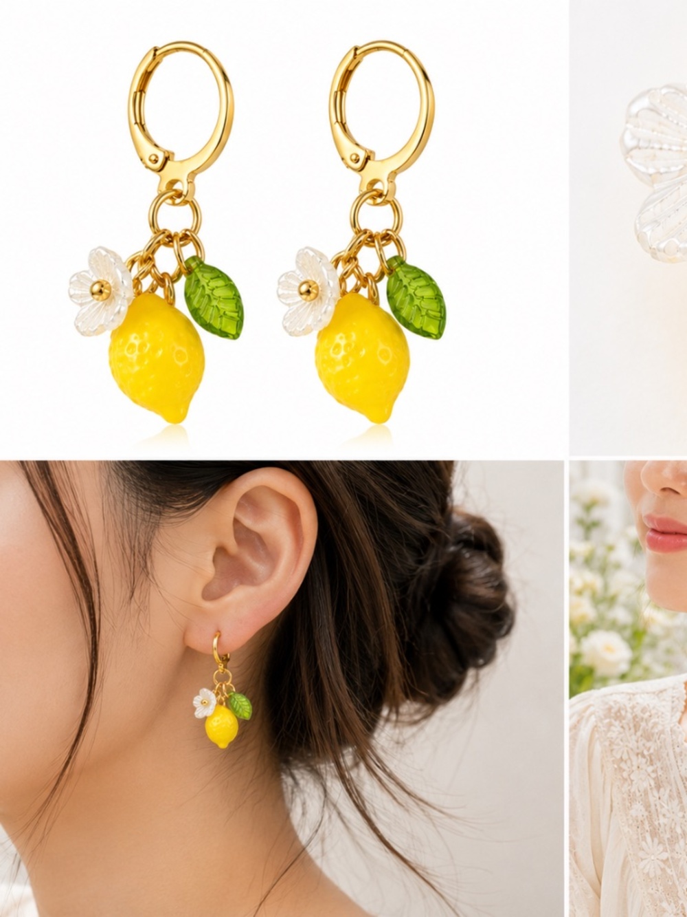Lemon Drop Earrings - Picture 5 of 5